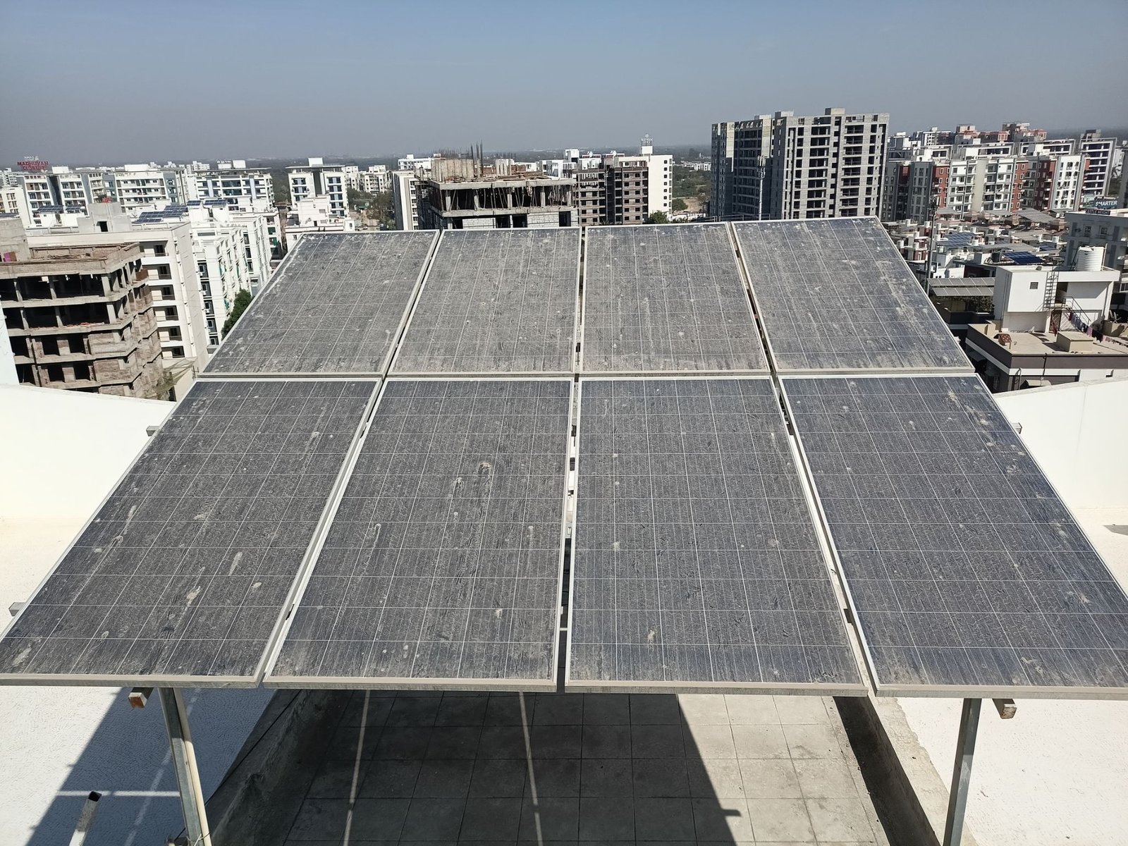 Solar Panel Cleaning Efficiency Improvement